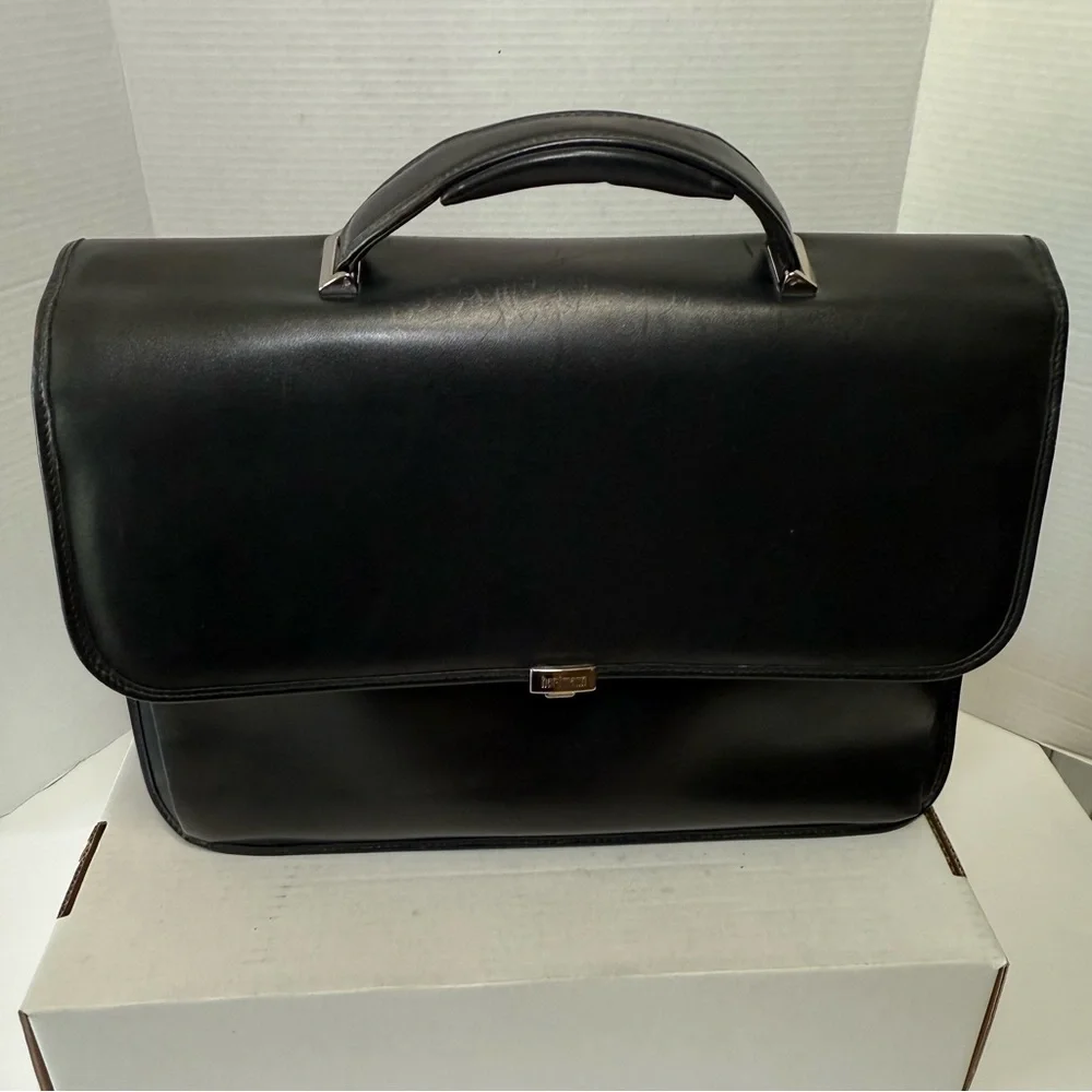 Hartmann Leather briefcase black
